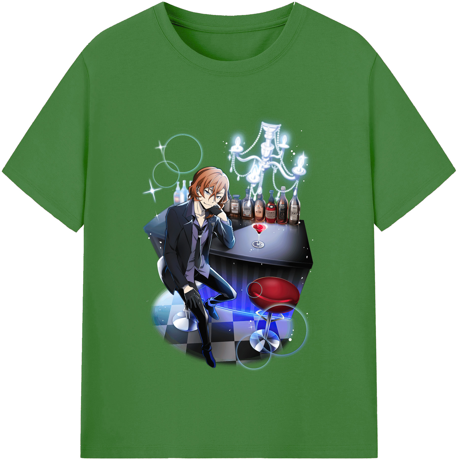 （画像用） 文豪ストレイドッグス Bungo Stray Dogs レディースカジュアルプリントTシャツ（綿100％）
